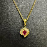 ルビー ダイヤモンド 計0.13ct ペンダントトップ K18ゴールド 18金 1.3g レディース
【中古】【真子質店】【NN】




【IYx】
