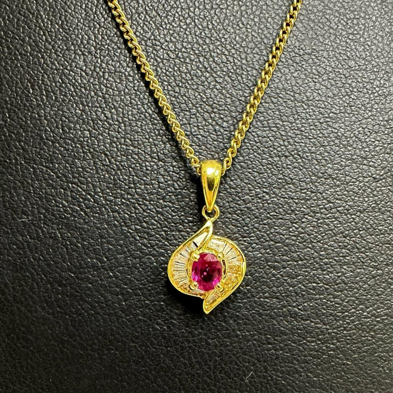 ルビー ダイヤモンド 計0.13ct ペンダントトップ K18ゴールド 18金 1.3g レディース
【中古】【真子質店】【NN】




【IYx】