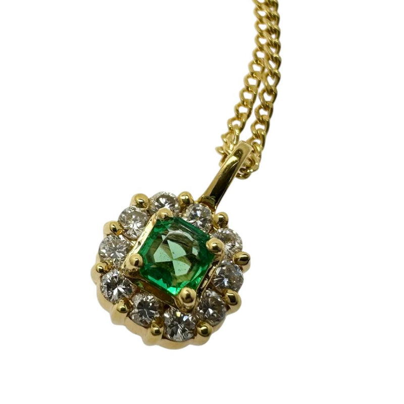 エメラルド 0.20ct ダイヤモンド 計0.23ct ネックレス K18ゴールド 18金 3.5g 40cm レディース
【中古】【真子質店】【NN】




【DSx】