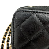【CHANEL/シャネル】 マトラッセ チェーン コインケース コインケース ラムスキン ブラックレザー/ゴールド金具（艶消し） レディース【中古】【真子質店】【BL】




【IMoTx】