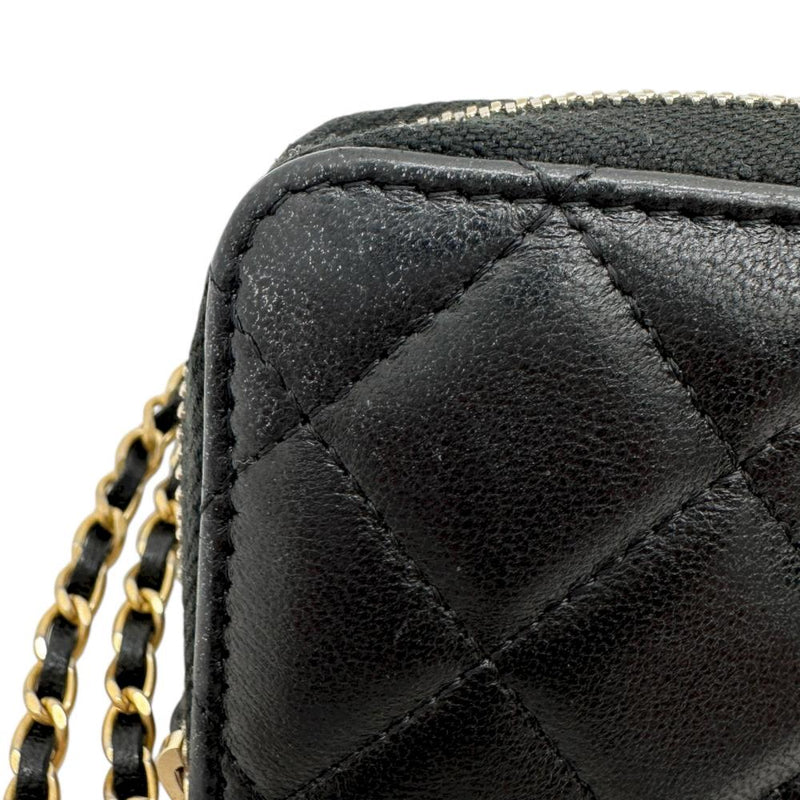 【CHANEL/シャネル】 マトラッセ チェーン コインケース コインケース ラムスキン ブラックレザー/ゴールド金具（艶消し） レディース【中古】【真子質店】【BL】




【IMoTx】