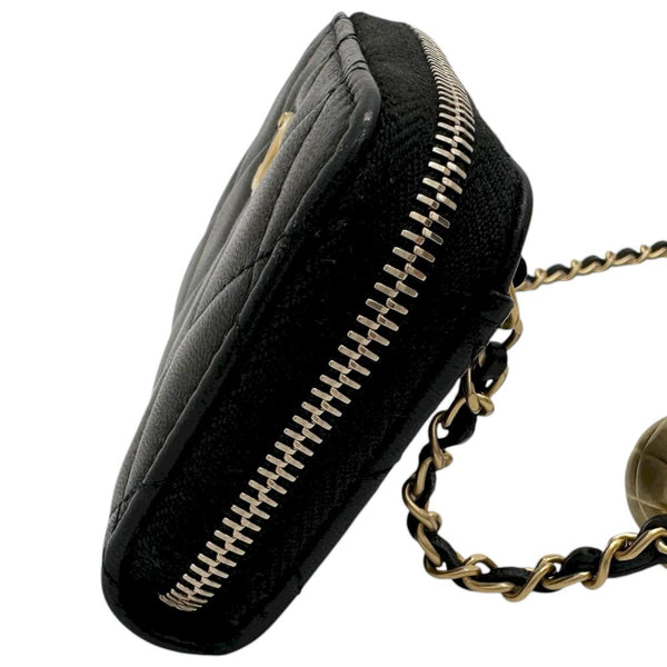 【CHANEL/シャネル】 マトラッセ チェーン コインケース コインケース ラムスキン ブラックレザー/ゴールド金具（艶消し） レディース【中古】【真子質店】【BL】




【IMoTx】