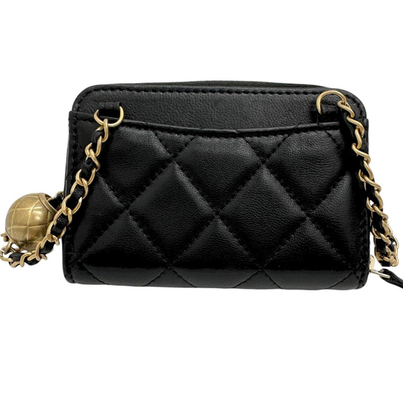 【CHANEL/シャネル】 マトラッセ チェーン コインケース コインケース ラムスキン ブラックレザー/ゴールド金具（艶消し） レディース【中古】【真子質店】【BL】




【IMoTx】