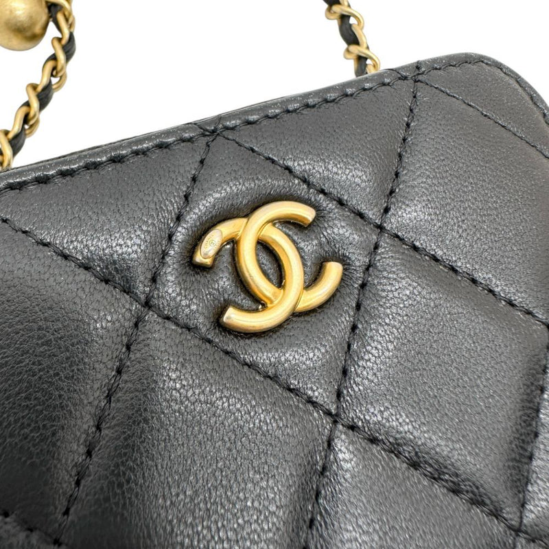 【CHANEL/シャネル】 マトラッセ チェーン コインケース コインケース ラムスキン ブラックレザー/ゴールド金具（艶消し） レディース【中古】【真子質店】【BL】




【IMoTx】
