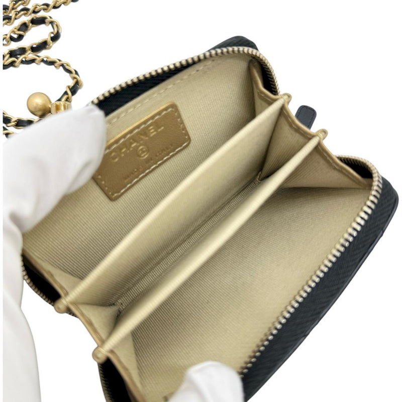 【CHANEL/シャネル】 マトラッセ チェーン コインケース コインケース ラムスキン ブラックレザー/ゴールド金具（艶消し） レディース【中古】【真子質店】【BL】




【IMoTx】