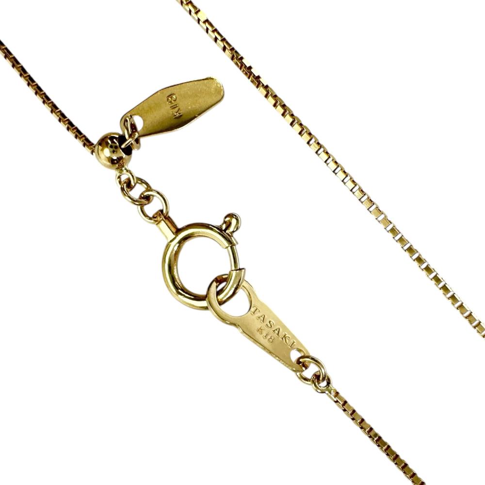TASAKI/タサキ】 白蝶ゴールデンパール10.4mm ダイヤモンド 0.09ct