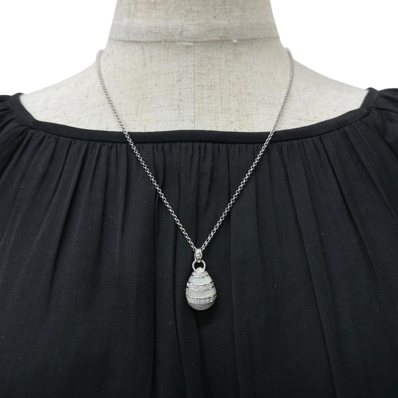 美品　タサキ　チャンツ　ネックレス　K18WG/PD0.34ct 美品 タサキ チャンツ ネックレス K18WG/PD0.34ct - メルカリ