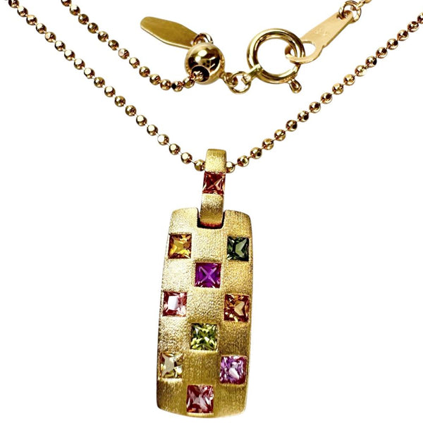 マルチカラーサファイア 0.63ct ネックレス K18ゴールド 18金 6.1g 45cm レディース
【中古】【真子質店】【NN】




【KYx】
