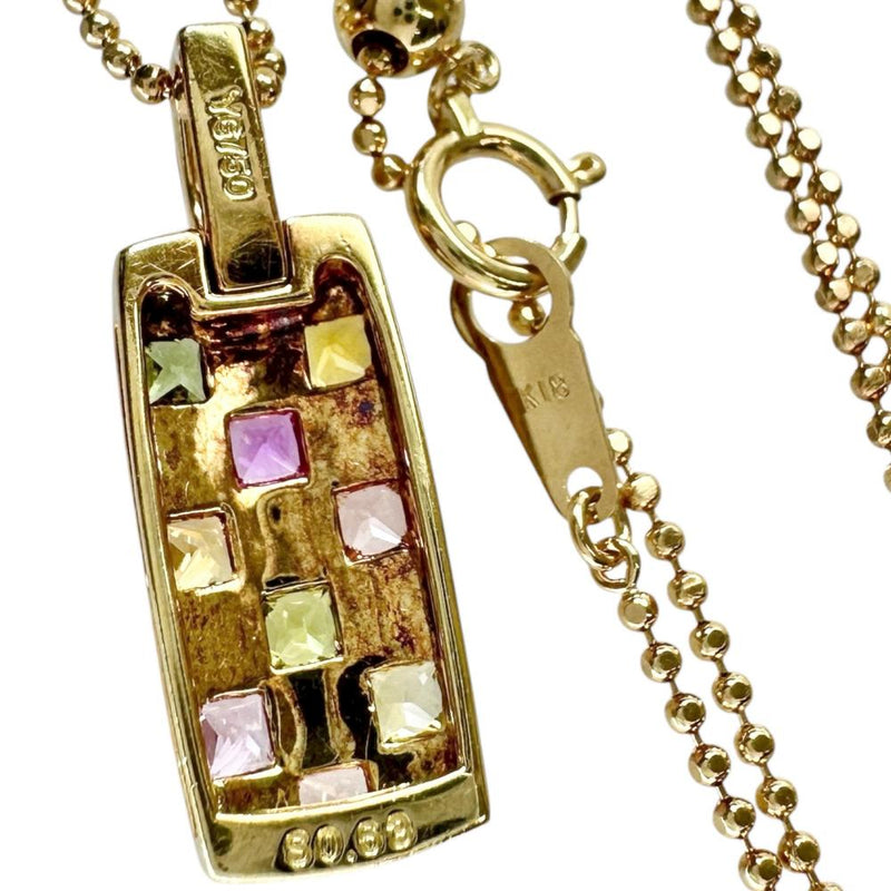 マルチカラーサファイア 0.63ct ネックレス K18ゴールド 18金 6.1g 45cm レディース
【中古】【真子質店】【NN】




【KYx】
