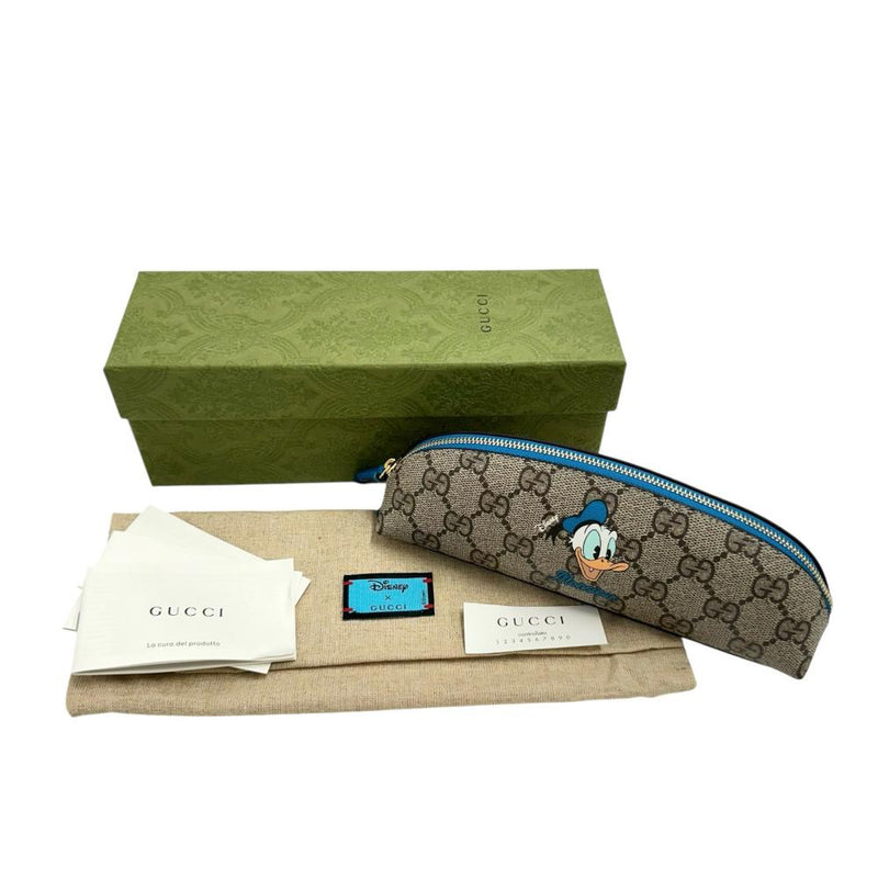 【GUCCI/グッチ】 662129 GUCCI×DISNEY ドナルドダック コラボ ペンケース GGスプリームキャンバス ベージュ/ブルー ユニセックス【中古】【真子質店】【BL】




【Txx】