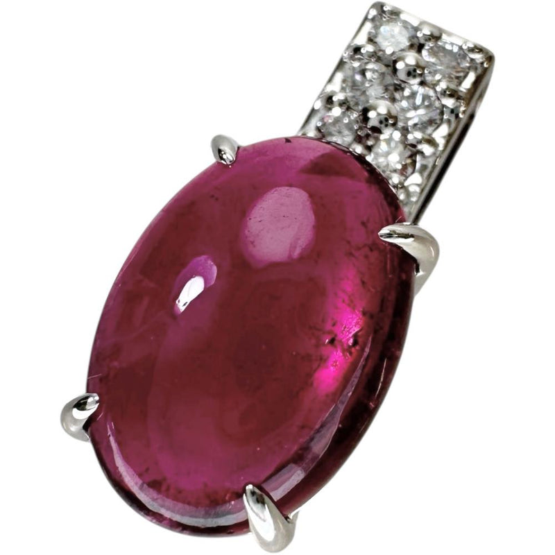 ルベライト/トルマリン 5.70ct ダイヤモンド 計0.16ct ペンダントトップ K18WGホワイトゴールド 18金 3.8g レディース
【中古】【真子質店】【NN】




【MoKT】