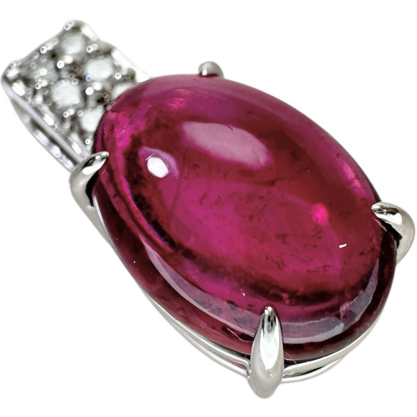 ルベライト/トルマリン 5.70ct ダイヤモンド 計0.16ct ペンダントトップ K18WGホワイトゴールド 18金 3.8g レディース
【中古】【真子質店】【NN】




【MoKT】