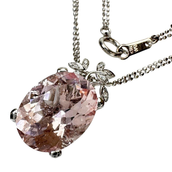 モルガナイト 7.07ct ダイヤモンド 0.27ct ネックレス K18WGホワイトゴールド 18金 6.0g 43cm レディース
【中古】【真子質店】【NN】




【IITT】