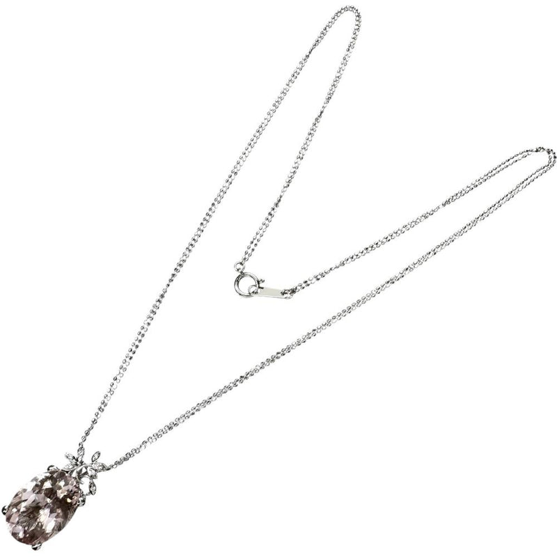 モルガナイト 7.07ct ダイヤモンド 0.27ct ネックレス K18WGホワイトゴールド 18金 6.0g 43cm レディース
【中古】【真子質店】【NN】




【IITT】