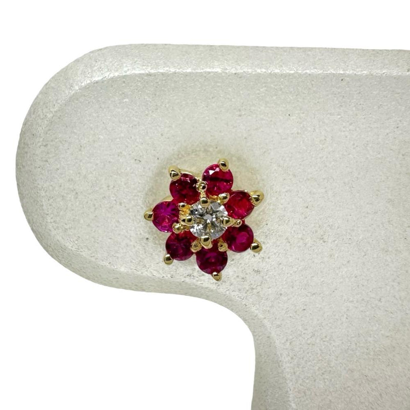 ルビー 計0.08×2ct ダイヤモンド 0.02×2ct ピアス K18ゴールド 18金 0.9g レディース
【中古】【真子質店】【NN】




【IIx】