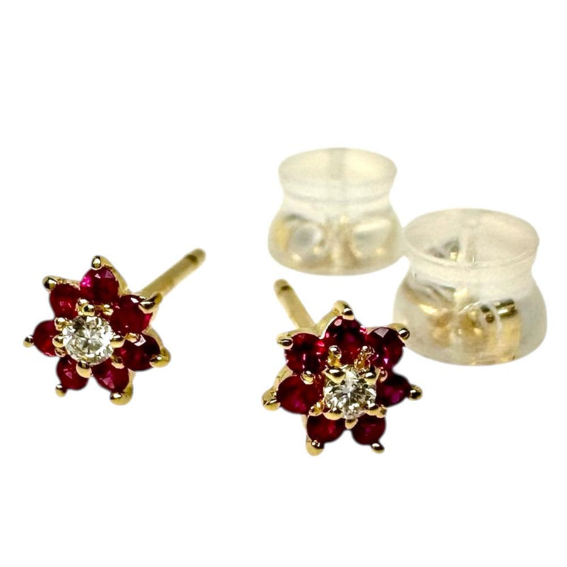 ルビー 計0.08×2ct ダイヤモンド 0.02×2ct ピアス K18ゴールド 18金 0.9g レディース
【中古】【真子質店】【NN】




【IIx】