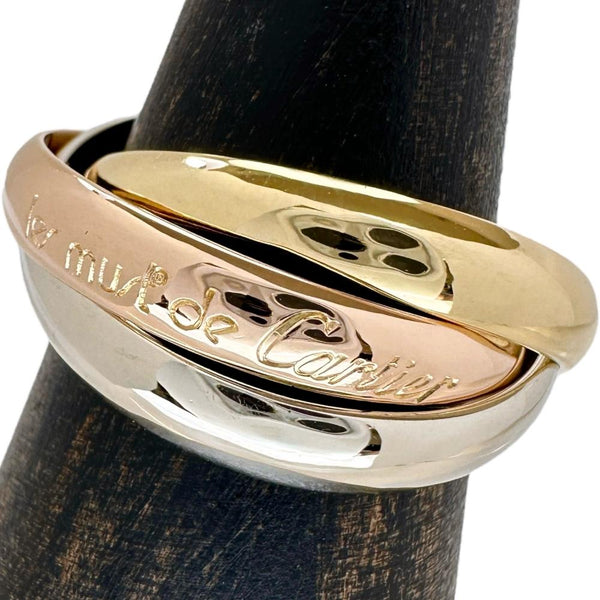15号【CARTIER/カルティエ】 リング・指輪 トリニティ K18YGイエローゴールド 18金/K18WGホワイトゴールド 18金/K18PGピンクゴールド 8.9g 55　シリアルなし スリーカラー ユニセックス
【中古】【真子質店】【GD】




【IMaTx】
