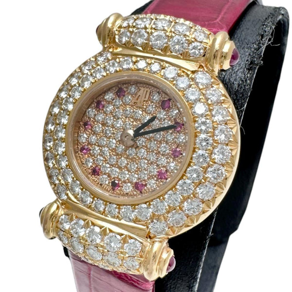 【AUDEMARS PIGUET/オーデマ・ピゲ】 クラシック ダイヤ/ルビー入り 腕時計 K18YGイエローゴールド/レザー クオーツ シャンパン文字盤/ピンク革 レディース
【中古】【真子質店】【BL】




【MoIxx】