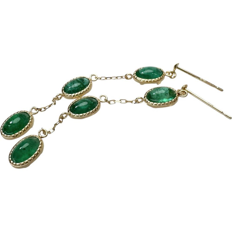 カボションエメラルド 計3.07ct ピアス K18ゴールド 18金 1.4g レディース
【中古】【真子質店】【NN】




【MaMoY】