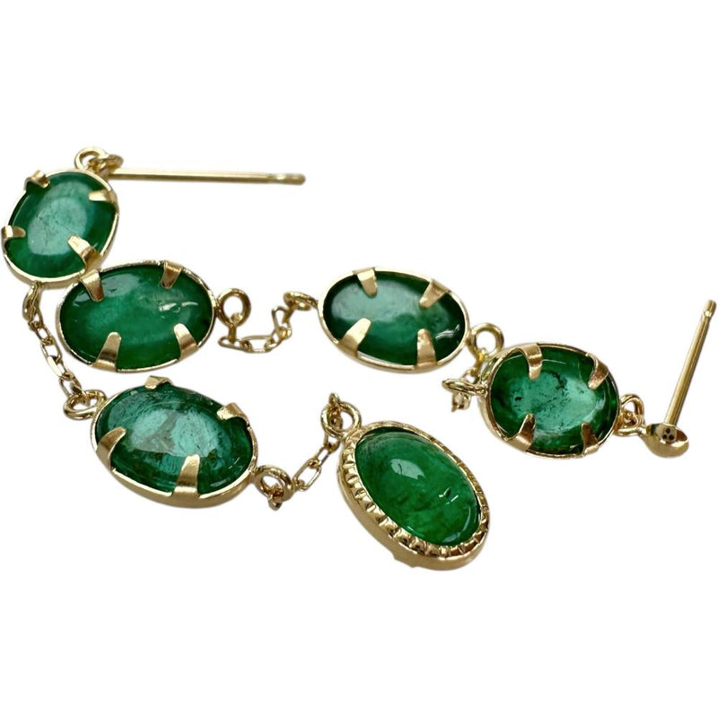 カボションエメラルド 計3.07ct ピアス K18ゴールド 18金 1.4g レディース
【中古】【真子質店】【NN】




【MaMoY】