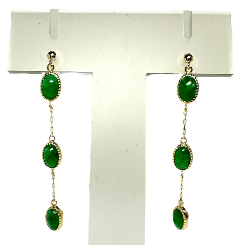 カボションエメラルド 計3.07ct ピアス K18ゴールド 18金 1.4g レディース
【中古】【真子質店】【NN】




【MaMoY】