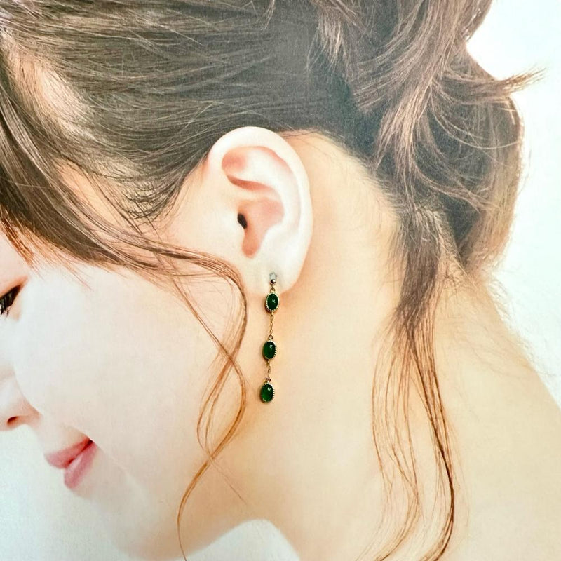 カボションエメラルド 計3.07ct ピアス K18ゴールド 18金 1.4g レディース
【中古】【真子質店】【NN】




【MaMoY】