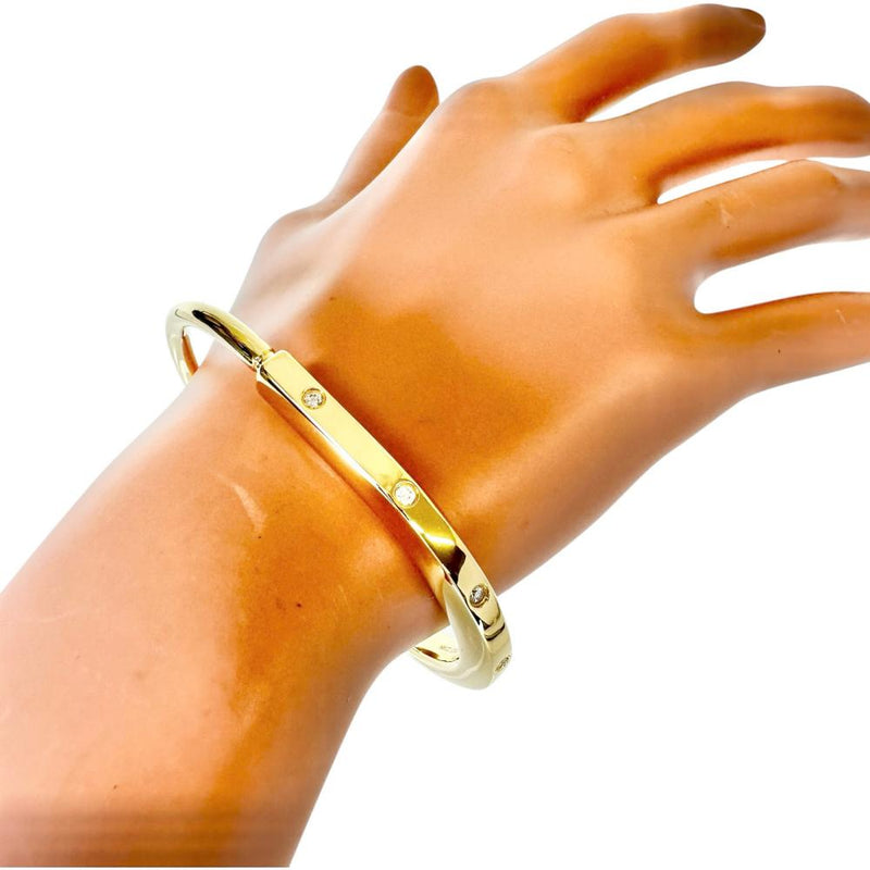 【TIFFANY&Co./ティファニー】 ロック エクストララージ（EXL) バングル ダイヤモンド（8P) 0.31ct ブレスレット K18YGイエローゴールド 18金 37.0g 18.0cm メンズ
【中古】【真子質店】【GD】




【YYII】