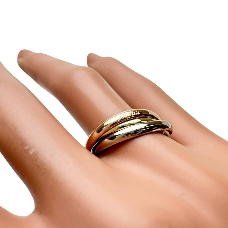 15号【CARTIER/カルティエ】 リング・指輪 トリニティスモール ※現行刻印 K18YGイエローゴールド 18金/K18WGホワイトゴールド 18金/K18PGピンクゴールド 6.4g 55 ユニセックス
【中古】【真子質店】【GD】




【IMaMaI】