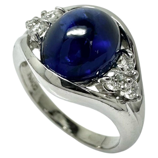 10号 カボションサファイア 4.11ct ダイヤモンド 計0.23ct リング・指輪 Pt900プラチナ 7.2g レディース
【中古】【真子質店】【NN】




【MiMoMi】