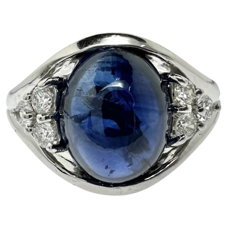 10号 カボションサファイア 4.11ct ダイヤモンド 計0.23ct リング・指輪 Pt900プラチナ 7.2g レディース
【中古】【真子質店】【NN】




【MiMoMi】