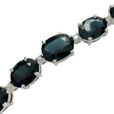 サファイア 計19.74ct ダイヤモンド 計0.40ct ブレスレット K18WGホワイトゴールド 18金 14.9g 17.2cm レディース
【中古】【真子質店】【NN】




【TMiYx】