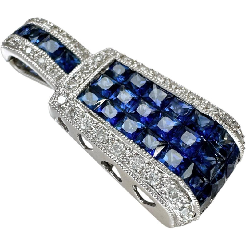 ミステリーセッティングサファイア 2.80ct ダイヤモンド 0.25ct ペンダントトップ K18WGホワイトゴールド 18金 4.6g レディース
【中古】【真子質店】【NN】




【KST】