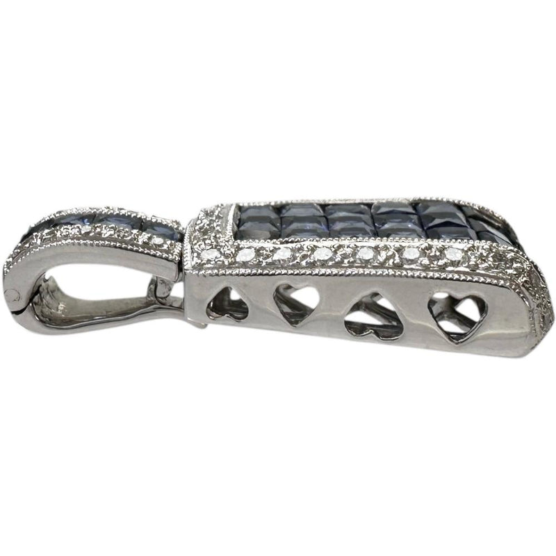 ミステリーセッティングサファイア 2.80ct ダイヤモンド 0.25ct ペンダントトップ K18WGホワイトゴールド 18金 4.6g レディース
【中古】【真子質店】【NN】




【KST】