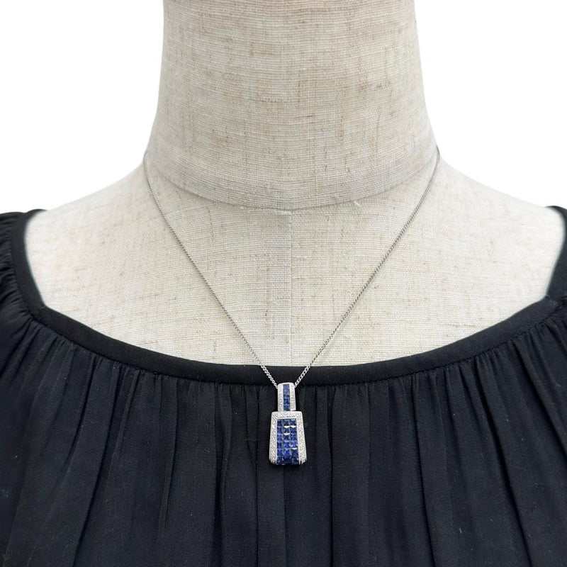 ミステリーセッティングサファイア 2.80ct ダイヤモンド 0.25ct ペンダントトップ K18WGホワイトゴールド 18金 4.6g レディース
【中古】【真子質店】【NN】




【KST】