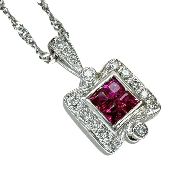 リバーシブルデザイン ルビー 0.23ct ダイヤモンド 0.27/0.35ct ネックレス Pt850プラチナ/Pt900プラチナ 6.1g 40cm レディース
【中古】【真子質店】【NN】




【MoKT】