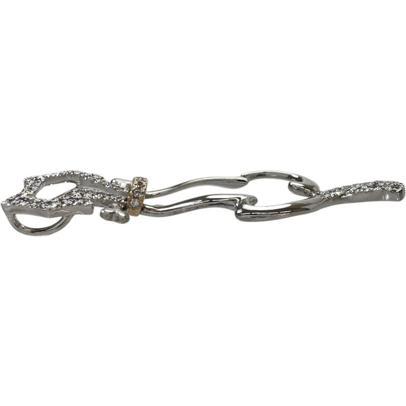 キャットモチーフ ダイヤモンド 計0.38ct ペンダントトップ K18WGホワイトゴールド 18金/K18YGイエローゴールド 18金 5.4g レディース
【中古】【真子質店】【NN】




【SMaMo】