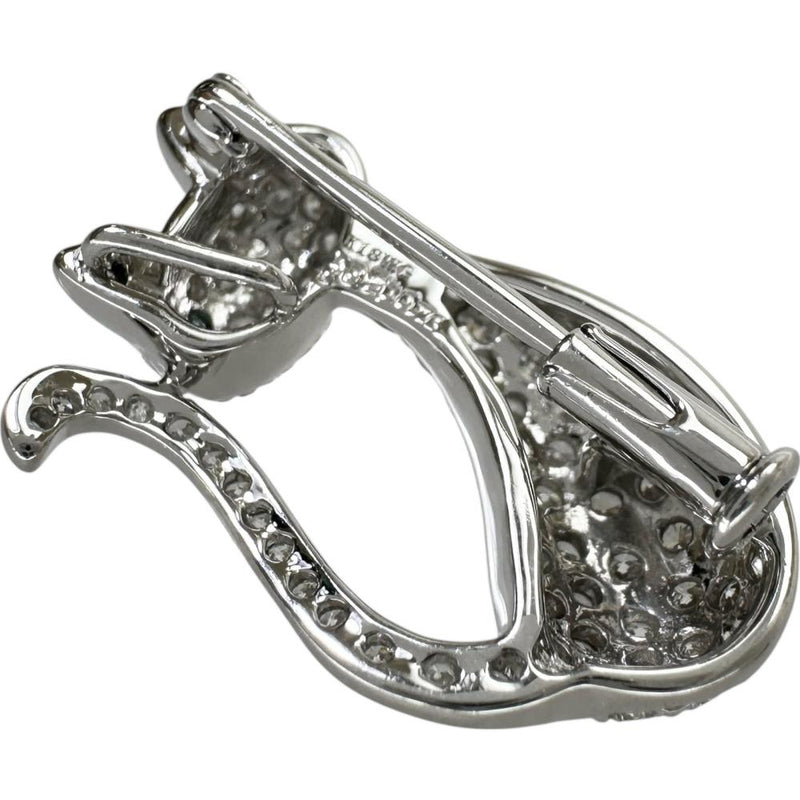 キャットモチーフ ブローチ兼用 トリートメントダイヤモンド 計0.02ct ダイヤモンド 計0.76ct ペンダントトップ K18WGホワイトゴールド 18金 3.8g レディース
【中古】【真子質店】【NN】




【MixMa】