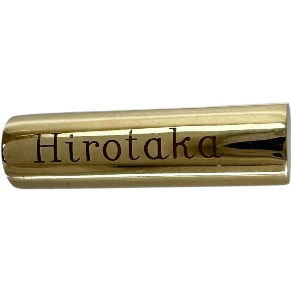 Hirotaka/ヒロタカ】片耳用 ゴールドルチルクォーツ/ブルータイガー