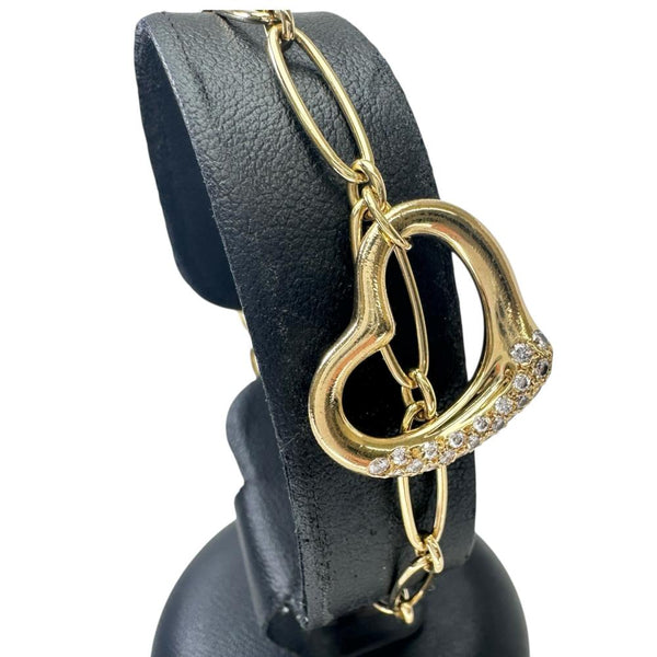 【TIFFANY&Co./ティファニー】 ペレッティ オープンハート ダイヤモンド ブレスレット K18ゴールド 18金 13.0g 17cm レディース
【中古】【真子質店】【BL】




【TIIT】