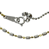 Two-tone design bicolor necklace, 18K gold, 6.9g, 45cm, for women
 [Used] [Makoto Pawn Shop] [BL]




 [Sxx]
 【ex】 