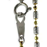 Two-tone design bicolor necklace, 18K gold, 6.9g, 45cm, for women
 [Used] [Makoto Pawn Shop] [BL]




 [Sxx]
 【ex】 