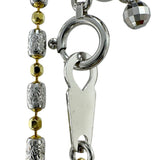 Two-tone design bicolor necklace, 18K gold, 6.9g, 45cm, for women
 [Used] [Makoto Pawn Shop] [BL]




 [Sxx]
 【ex】 