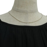 Two-tone design bicolor necklace, 18K gold, 6.9g, 45cm, for women
 [Used] [Makoto Pawn Shop] [BL]




 [Sxx]
 【ex】 