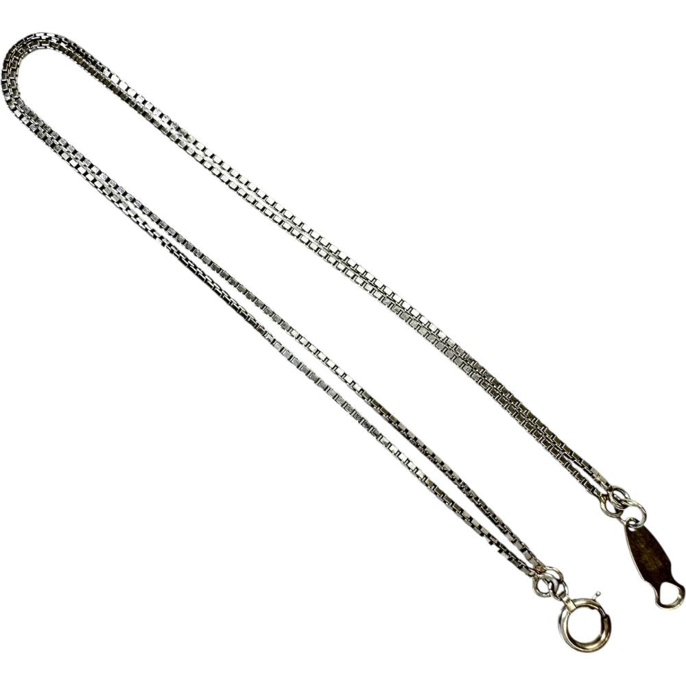 ベネチアンチェーン 2連 ブレスレット Pt850プラチナ 3.5g 18cm