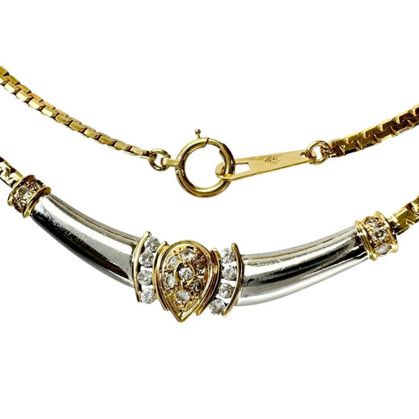 ダイヤモンド 0.23ct ネックレス K18ゴールド 18金/Pt900プラチナ 8.6g 39cm レディース
【中古】【真子質店】【NN】




【SSx】