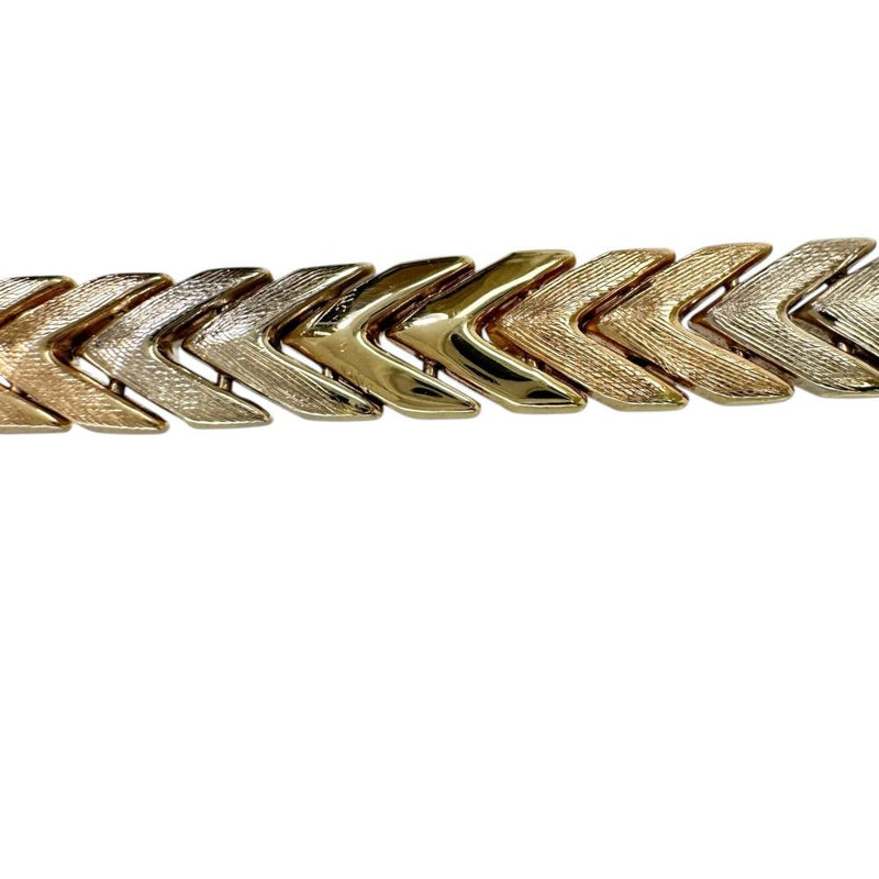 イタリーデザイン ヘリンボーン スリーカラー チェーン ブレスレット K18ゴールド 18金/YG/WG/PG 15.7g 17.5cm レディース
【中古】【真子質店】【BL】




【TDxY】
【ex】