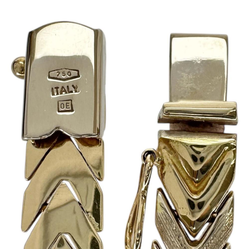 イタリーデザイン ヘリンボーン スリーカラー チェーン ブレスレット K18ゴールド 18金/YG/WG/PG 15.7g 17.5cm レディース
【中古】【真子質店】【BL】




【TDxY】
【ex】