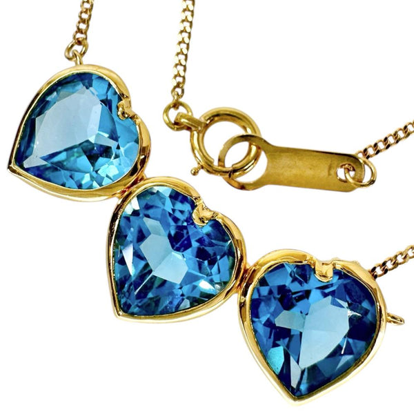 ハートモチーフ ハート型 ブルートパーズ ネックレス K18ゴールド 18金 5.6g 40cm レディース
【中古】【真子質店】【NN】




【MoSx】