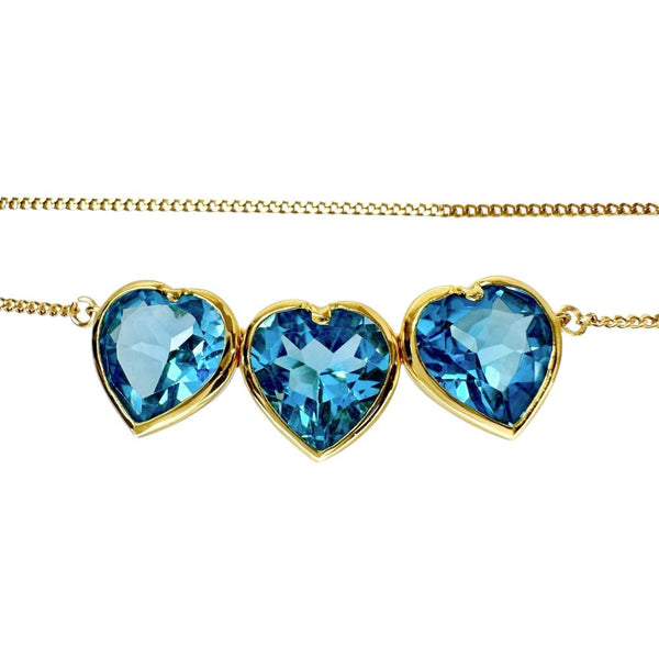 ハートモチーフ ハート型 ブルートパーズ ネックレス K18ゴールド 18金 5.6g 40cm レディース
【中古】【真子質店】【NN】




【MoSx】