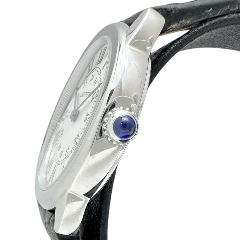 【CARTIER/カルティエ】 ロンドソロSM W6700155 保証書/ギャラ付き　電池交換済み 腕時計 ステンレススチール/レザー クオーツ シルバー文字盤/ブラックレザー レディース
【中古】【真子質店】【GD】




【ITxx】